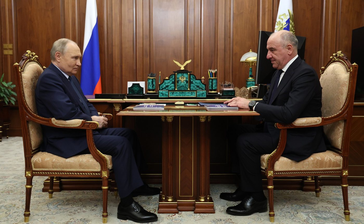 Встреча в Кремле Владимира Путина с главой Карачаево-Черкесской Республики Рашидом Темрезовым